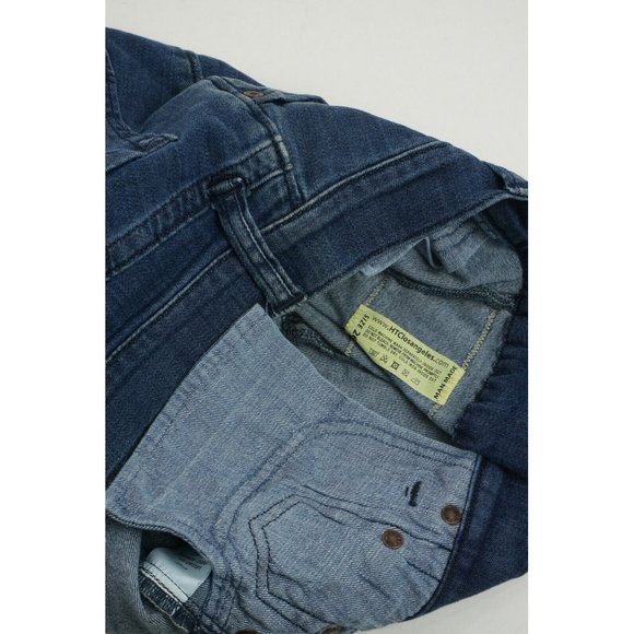 New Hollywood Trading LA Vegas Women's 26 x 35 Blue Denim Drawstring Fly Jeans - Picture 7 of 7